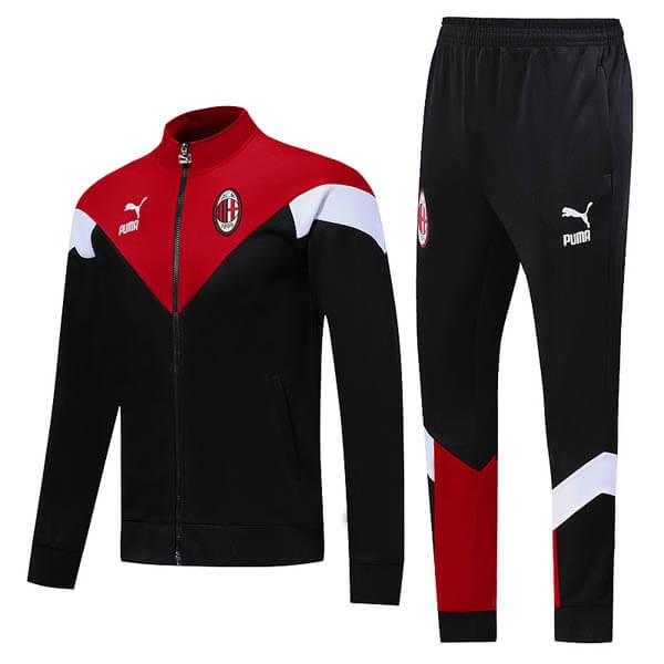 Chandal AC Milan 2019/20 Rojo Negro Blanco